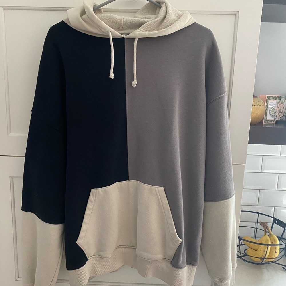 Mens PacSun color block sweatshirt Sz M